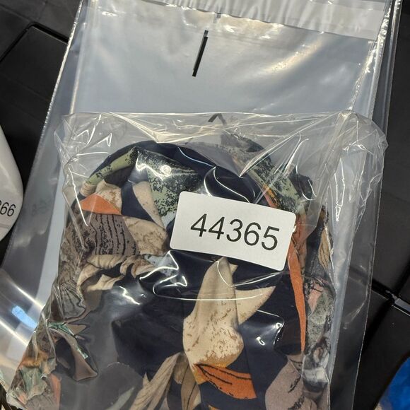 Lovave Dress Women M Medium Blue Floral Shift Midi V-Neck Sleeveless Button - Picture 7 of 7